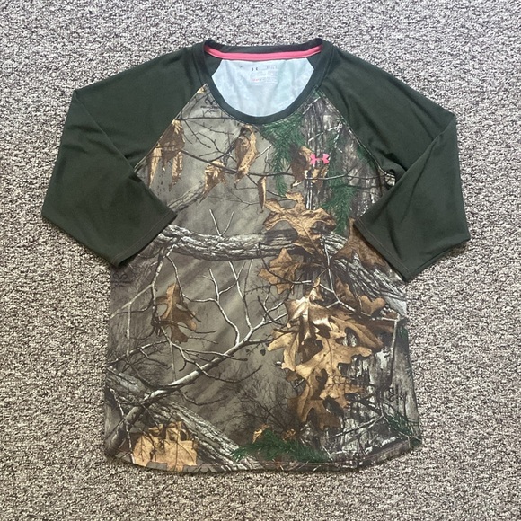 Under Armour RealTree Fitted Heat Gear Shirt Size XL - Picture 6 of 16